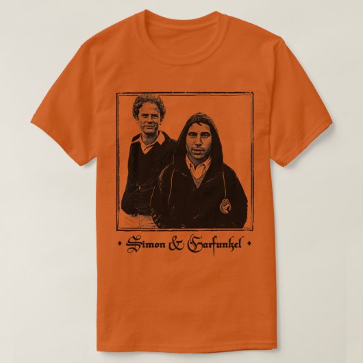 Simon Garfunkel Vervaagd Stijl Esthetisch T-shirt (Design voorkant)