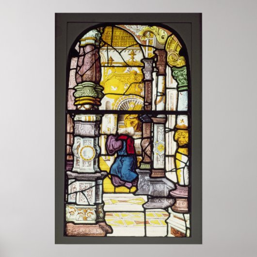 Simon in de tempel die de Heilige Geest houdt Poster (Voorkant)