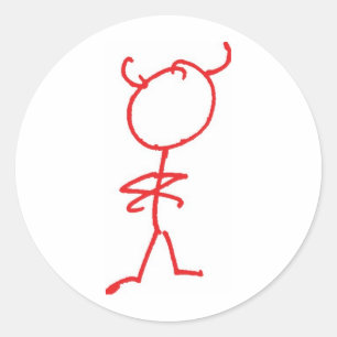 Simon Jester Ronde Sticker