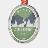 Simon Kenton Trail Metalen Ornament (Links)