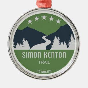 Simon Kenton Trail Metalen Ornament