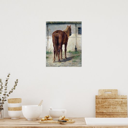 Simon Ludwig Ditlev Simonsen Back Uitzicht Poster (Keuken)