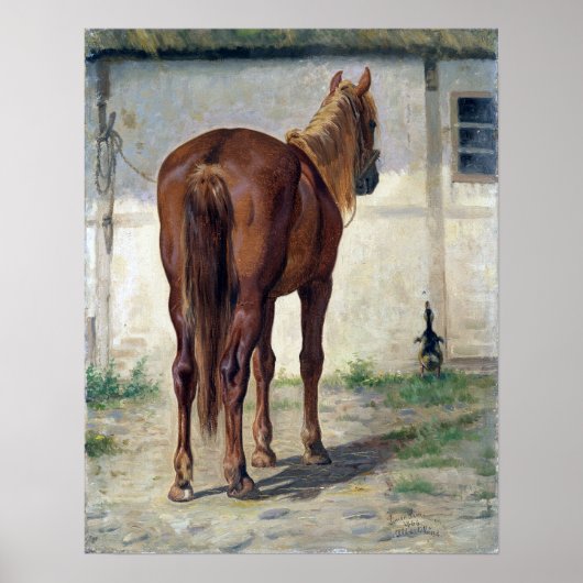 Simon Ludwig Ditlev Simonsen Back Uitzicht Poster (Voorkant)