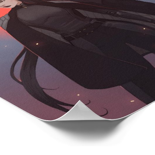 Simon & Michiko Poster - van Mona Finden (Hoek)