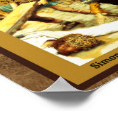 Simon of Cyrene Helps Jesus Station 5 Poster (Hoek)