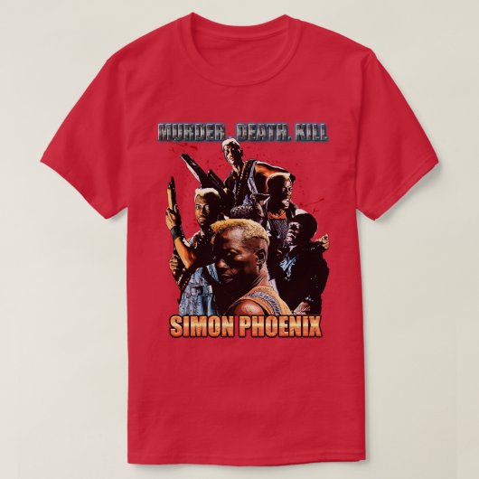 Simon Phoenix T-shirt (Design voorkant)