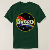 Simon Rainbow in ruimte stijl T-shirt (Design voorkant)