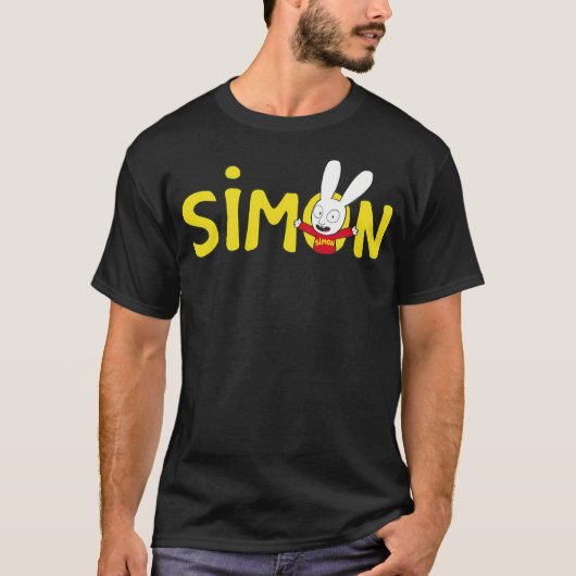 Simon Super Konijn - Hoog T-shirt (Voorkant)
