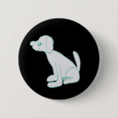 Simon the Great Dane Ronde Button 5,7 Cm (Voorkant)