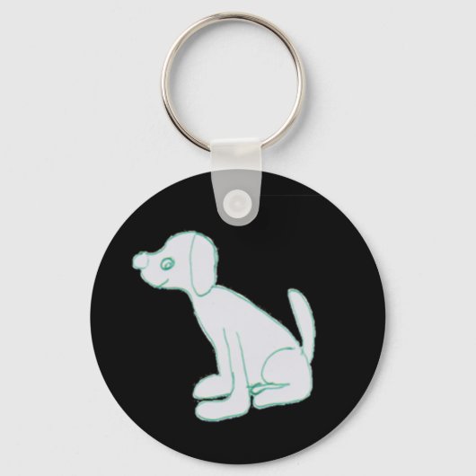 Simon the Great Dane Sleutelhanger (Voorkant)