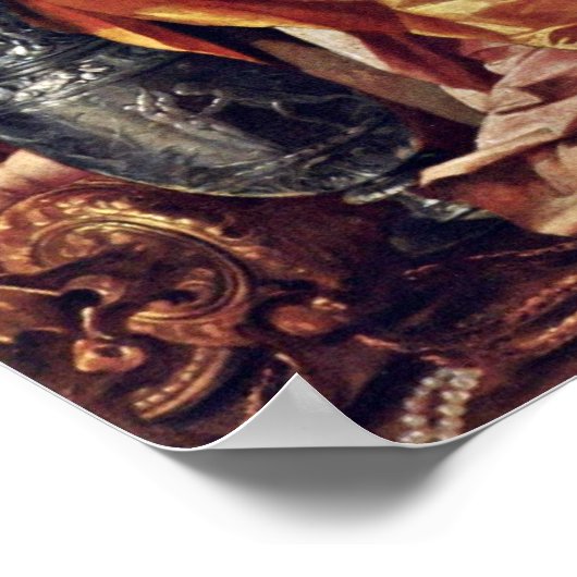 Simon Vouet - Allegory of Wealth Poster (Hoek)