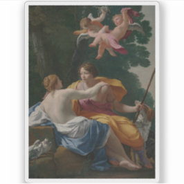 Simon Vouet - Venus en Adonis Sticker