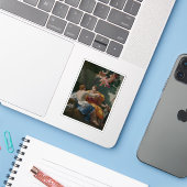 Simon Vouet - Venus en Adonis Sticker (Laptop met iPhone)
