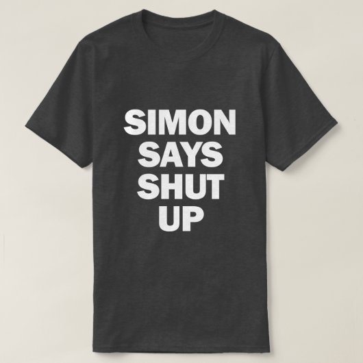 SIMON ZEGT DAT ZIJ VERSCHUT T-SHIRT (Design voorkant)
