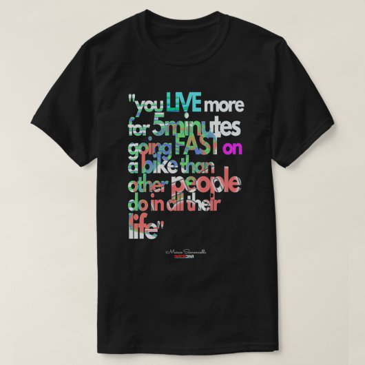 SIMONCELLI Quote Mark2 T-shirt (Design voorkant)