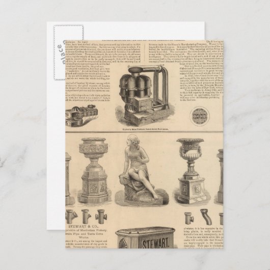 Simonds Manufacturing Company Stewart Briefkaart (Voorkant / Achterkant)