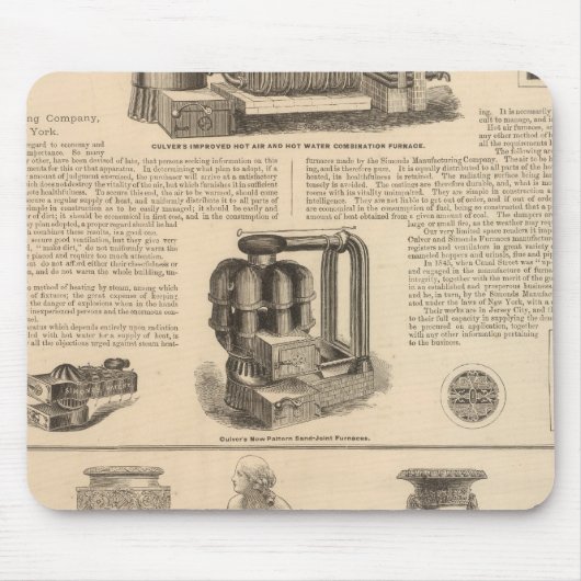 Simonds Manufacturing Company Stewart Muismat (Voorkant)