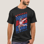 Simone Arianne Biles retro retro T-shirt (Voorkant)
