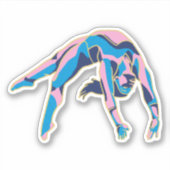 Simone Biles GOAT backflip Olympische Spelen 2024  Sticker (Voorkant)