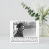 Simone de Beauvoir - feminist Briefkaart (Staand voorkant)