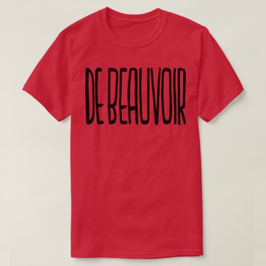 Simone de Beauvoir T-shirt (Design voorkant)