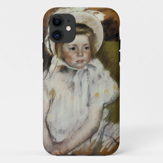 Simone in een Witte Bonnet Case-Mate iPhone Case (Achterkant)