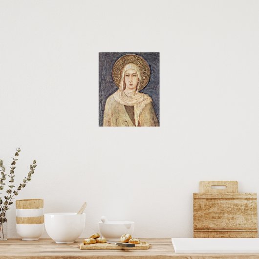 Simone Martini -"Clare" Poster (Keuken)