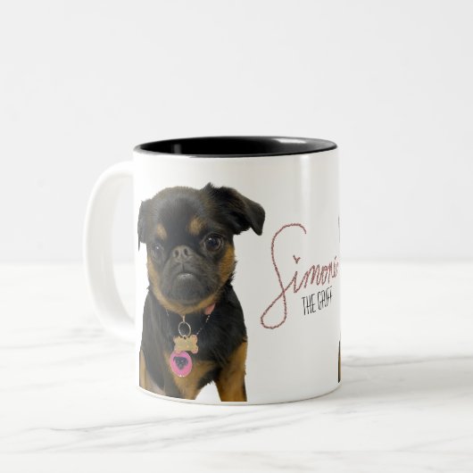 Simone's Signature Coffee Mok (Voorkant links)