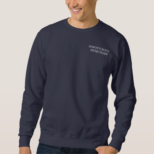 Simon's Rock Swim Team Sweatshirt (Voorkant)