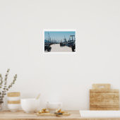 Simon's Town Harbour Pier Yachts Poster (Keuken)