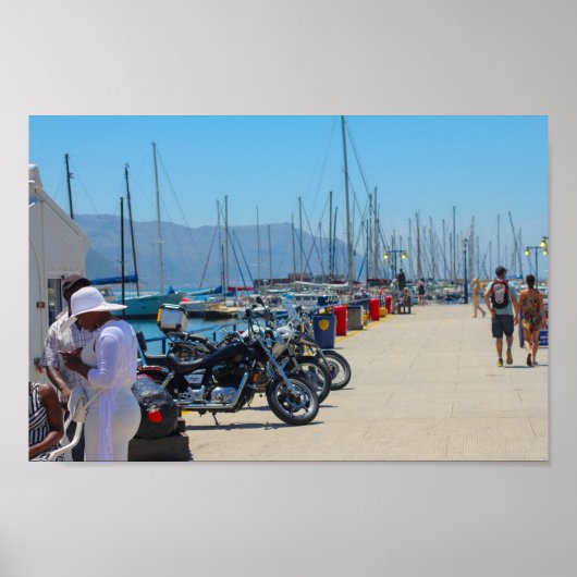 Simon's Town Marina Harbor South Africa Poster (Voorkant)