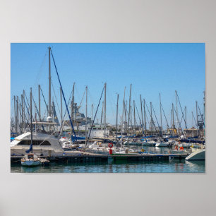 Simon's Town Marina Haven Zuid-Afrika Poster