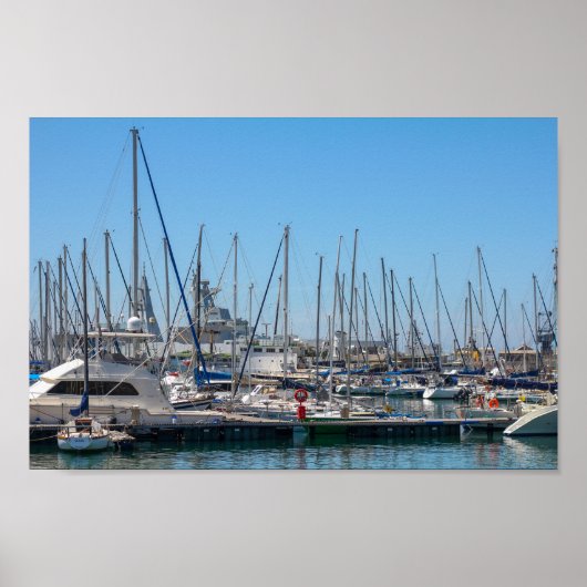 Simon's Town Marina Haven Zuid-Afrika Poster (Voorkant)