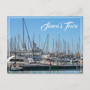 Simon's Town Navy Harbor South Africa Briefkaart