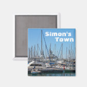 Simon's Town Navy Harbor South Africa Magneet (Voorkant / Achterkant)