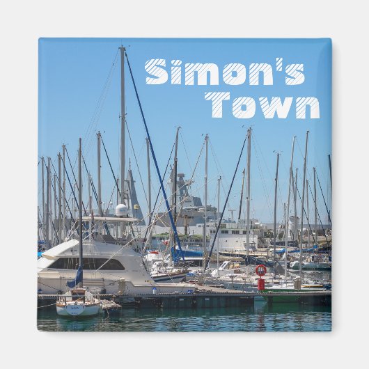 Simon's Town Navy Harbor South Africa Magneet (Voorkant)