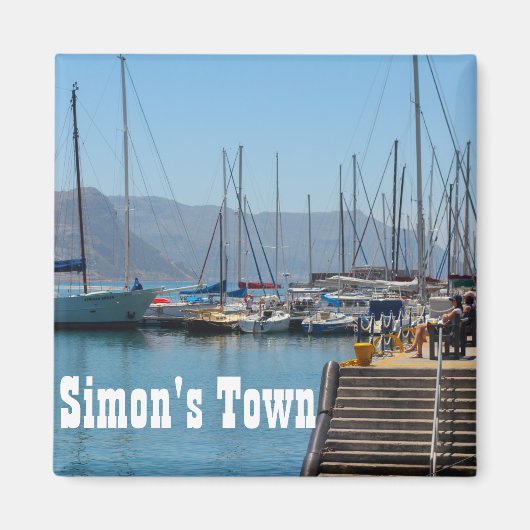Simon's Town Navy Harbor South Africa Magneet (Voorkant)