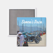 Simon's Town Navy Harbor South Africa Magneet (Voorkant / Achterkant)