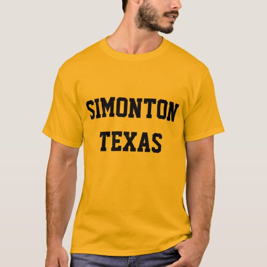 SIMONTON, TEXAS T-SHIRT (Voorkant)