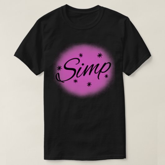 Simp Airbrush nival Circus Fair 2000s y2k Grappig T-shirt (Design voorkant)