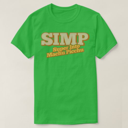 SIMP Super Into Machu Picchu 1 T-shirt (Design voorkant)
