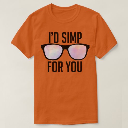 Simp voor u t-shirt (Design voorkant)