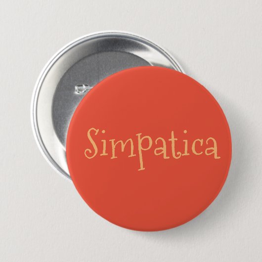 simpatica ronde button 7,6 cm (Voorkant /achterkant)