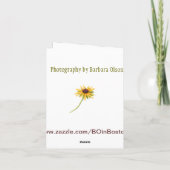 Simpel: bedankt kaart (Achterkant)