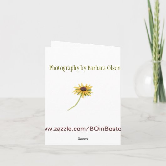 Simpel: bedankt kaart (Achterkant)