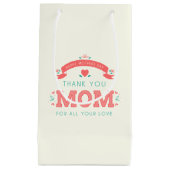 Simpel bedankt, mama Moederdag | Gift Bag Klein Cadeauzakje (Voorkant)