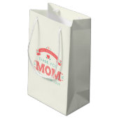Simpel bedankt, mama Moederdag | Gift Bag Klein Cadeauzakje (Achterkant Gekanteld)