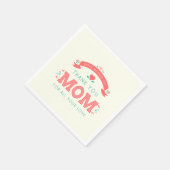 Simpel bedankt, mama Moederdag | Napkin Servet (Hoek)