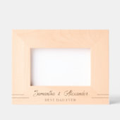 Simpel Beste vader ooit Naam gegraveerd Hout Lijst (Voorkant)