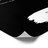 Simpel Black White Price List Poster (Hoek)